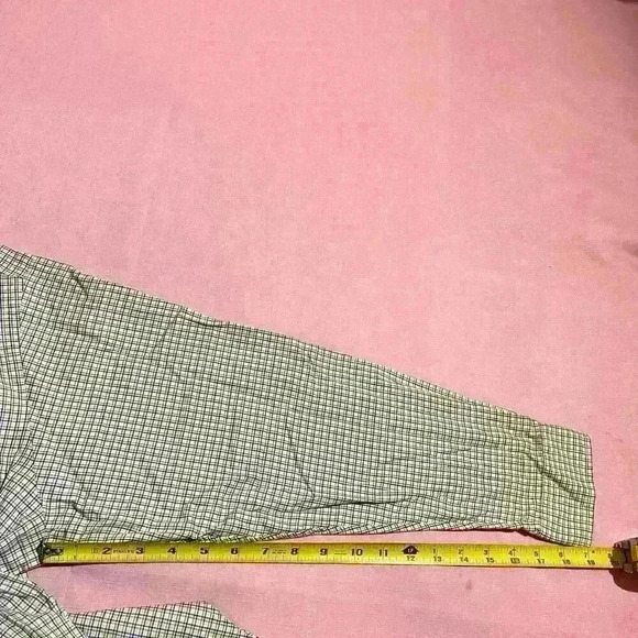 Vintage Ralph Lauren Mens Plaid Long Sleeve Button Up Shirt Yarmouth 16 32/33 - Picture 7 of 11